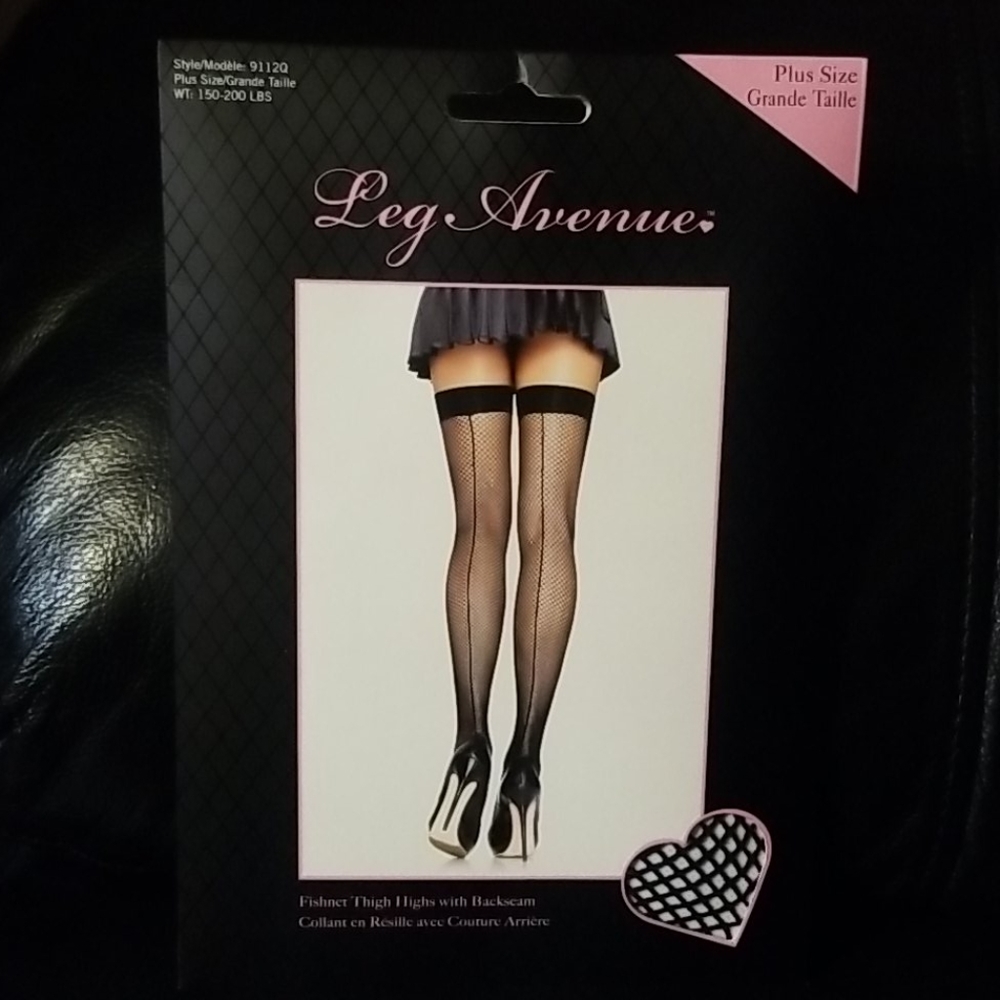 Fishnet Thigh Highs